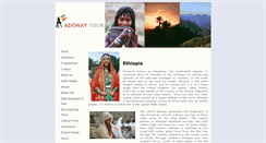 Desktop Screenshot of adonaytour.com